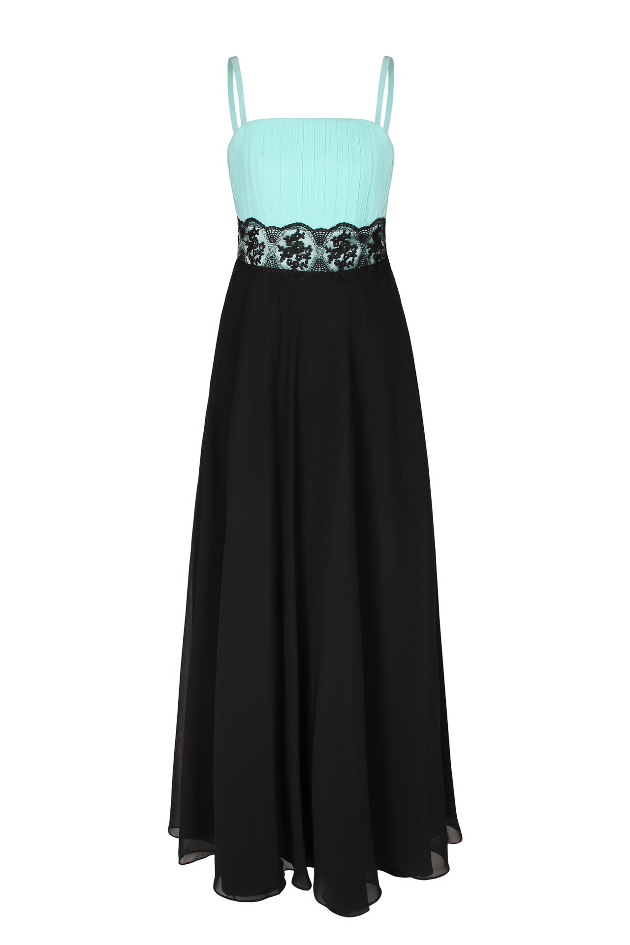 Girls-Chiffon-Kleid, lang