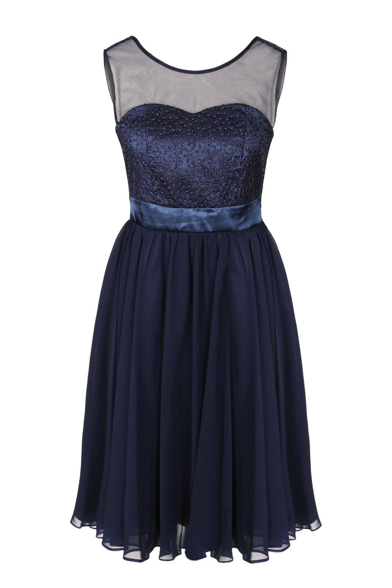 Girls-Chiffon-Kleid mit Stola