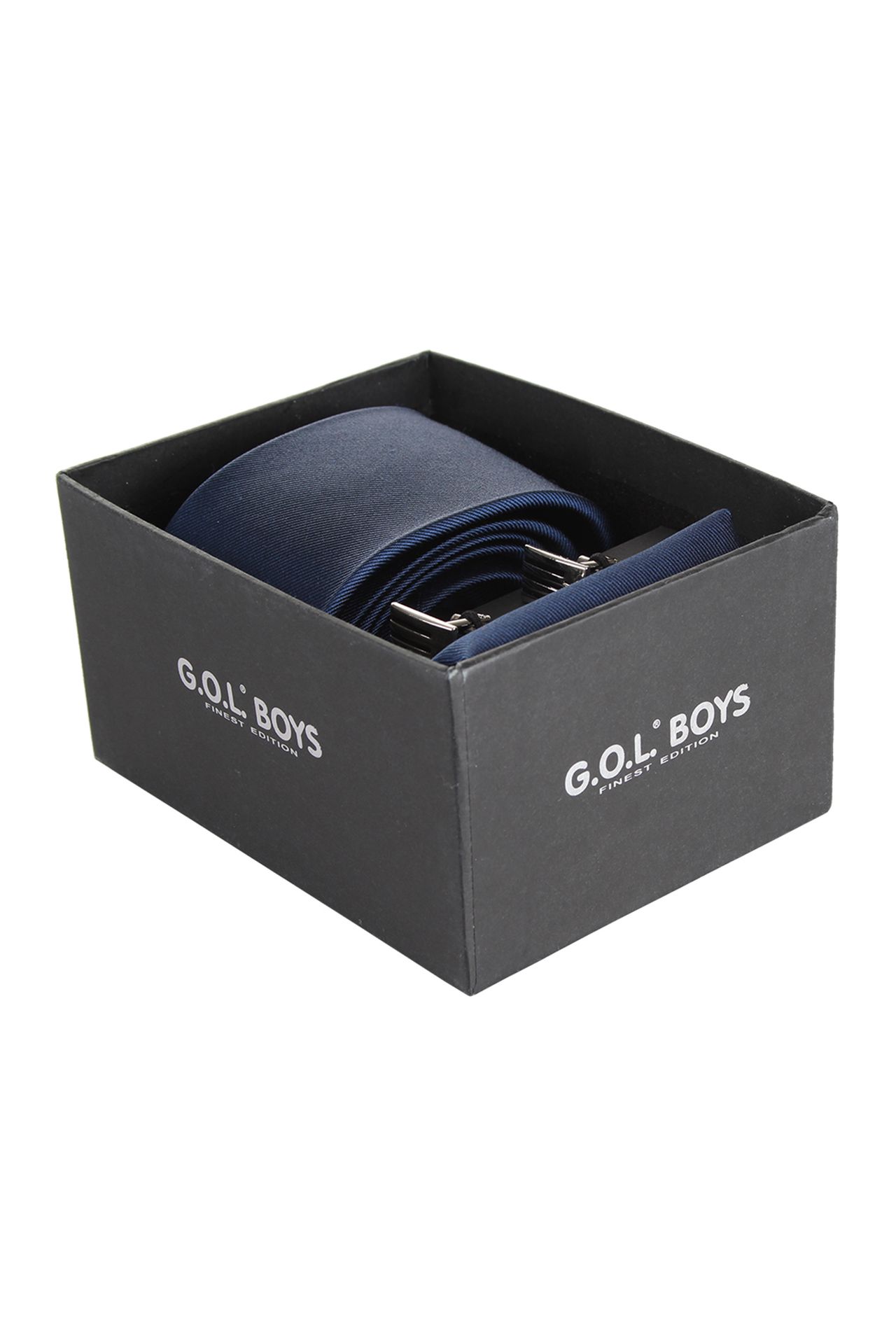 SET: Krawatte/Tuch/M-Knöpfe