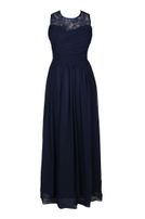 Chiffon-Kleid, lang