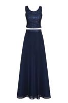 Girls-Kleid, 2-Teiler, m.Stola