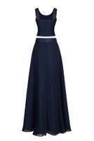 Girls-Kleid, 2-Teiler, m.Stola