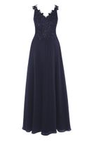 Chiffon-Kleid, lang