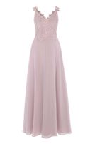 Chiffon-Kleid, lang