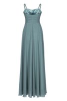 Girls-Chiffon-Kleid, lang