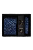 SET: Krawatte/Tuch/M-Knöpfe